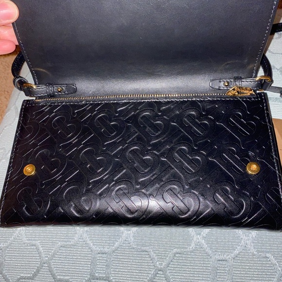 Monogram Leather Wallet with detachable strap - Picture 2 of 7